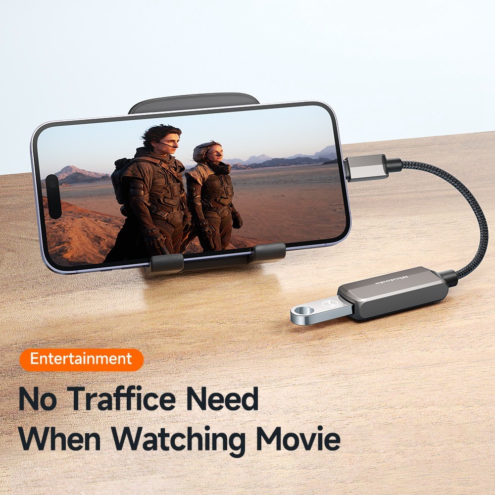 MCDODO Mcdodo 2.4A 2in1 Lightning - USB-A 3.0/Lightning Hona Adapter