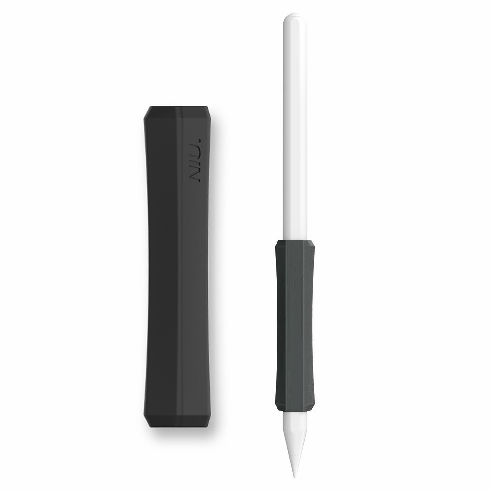 AHASTYLE AHASTYLE Apple Pencil 1/2/Pro Penngrepp Silikon Svart