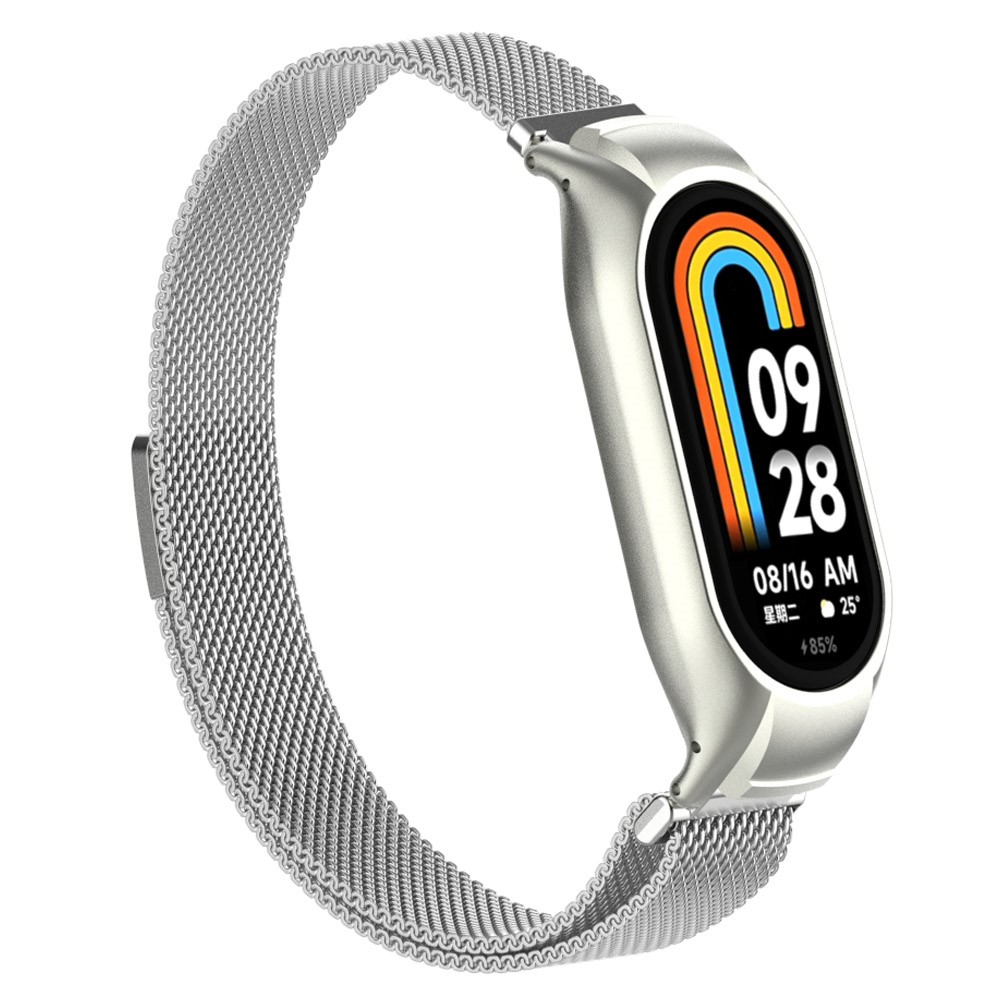  Xiaomi Smart Band 8 Armband Milanese Loop Metall Silver