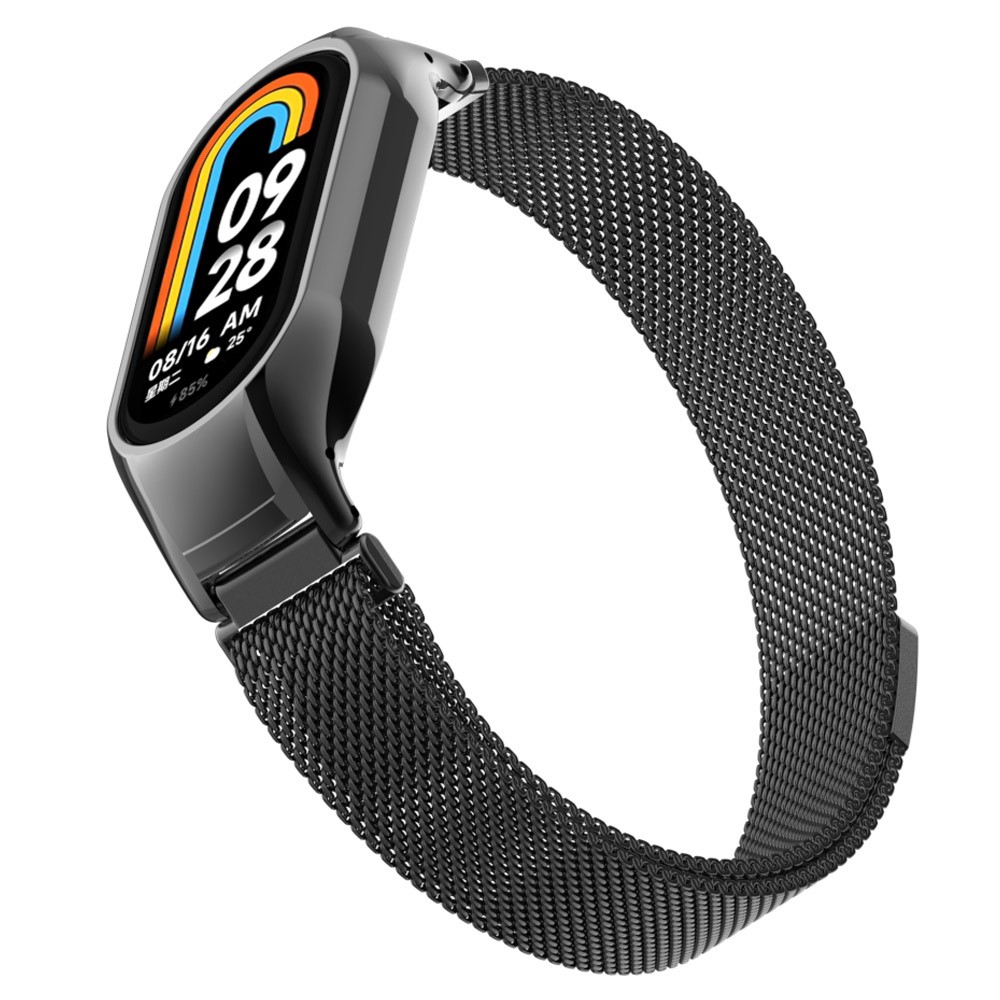  Xiaomi Smart Band 8 Armband Milanese Loop Metall Svart
