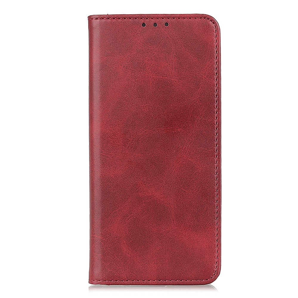  Sony Xperia 1 V Fodral Flip Split Läder Röd