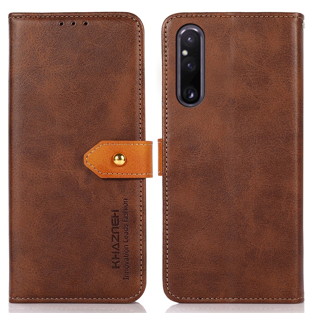 KHAZNEH KHAZNEH Sony Xperia 1 V Fodral Dual-Color Brun