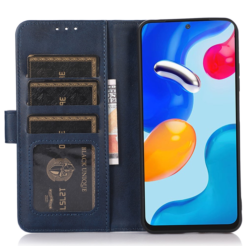  Sony Xperia 1 V Fodral Solid Läder Blå