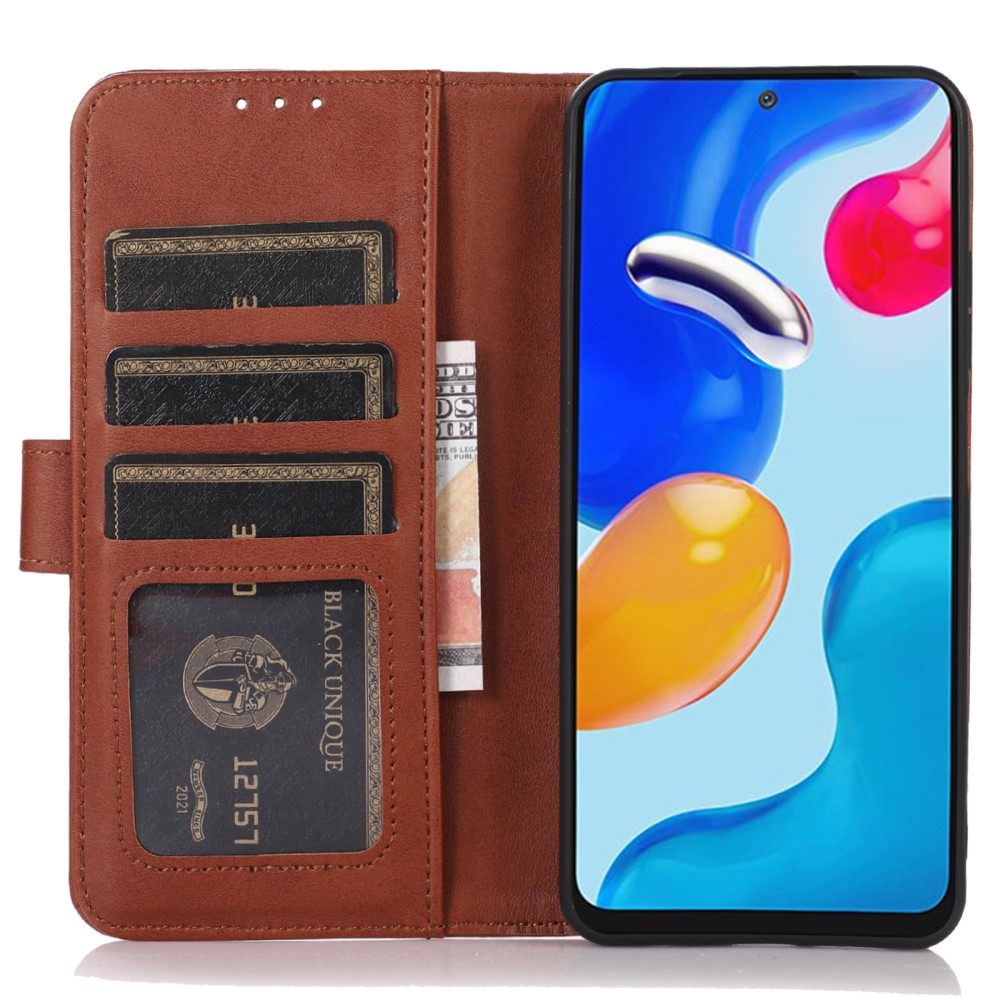  Sony Xperia 1 V Fodral Solid Läder Brun