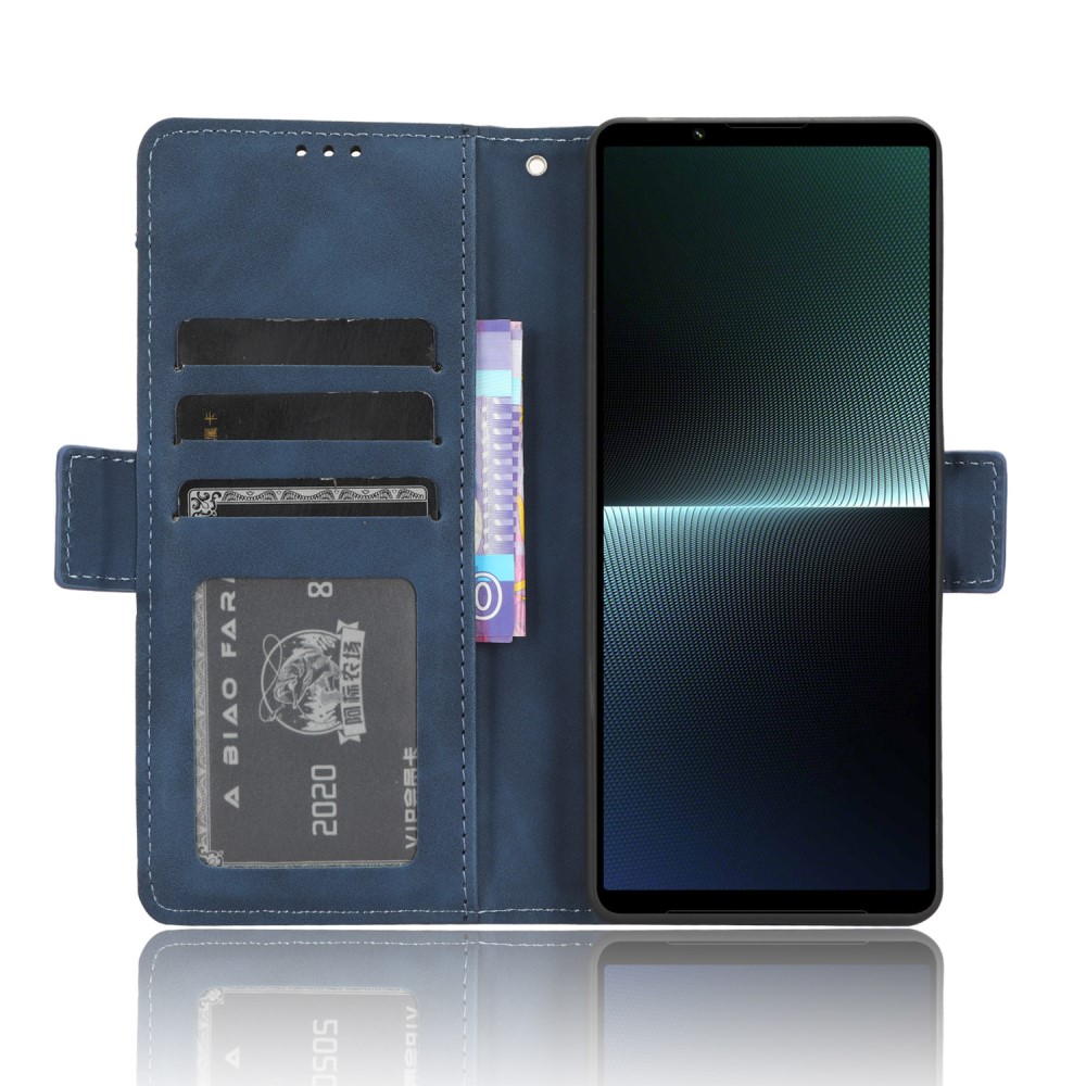  Sony Xperia 1 V Fodral Med Avtagbart Kortfodral Blå