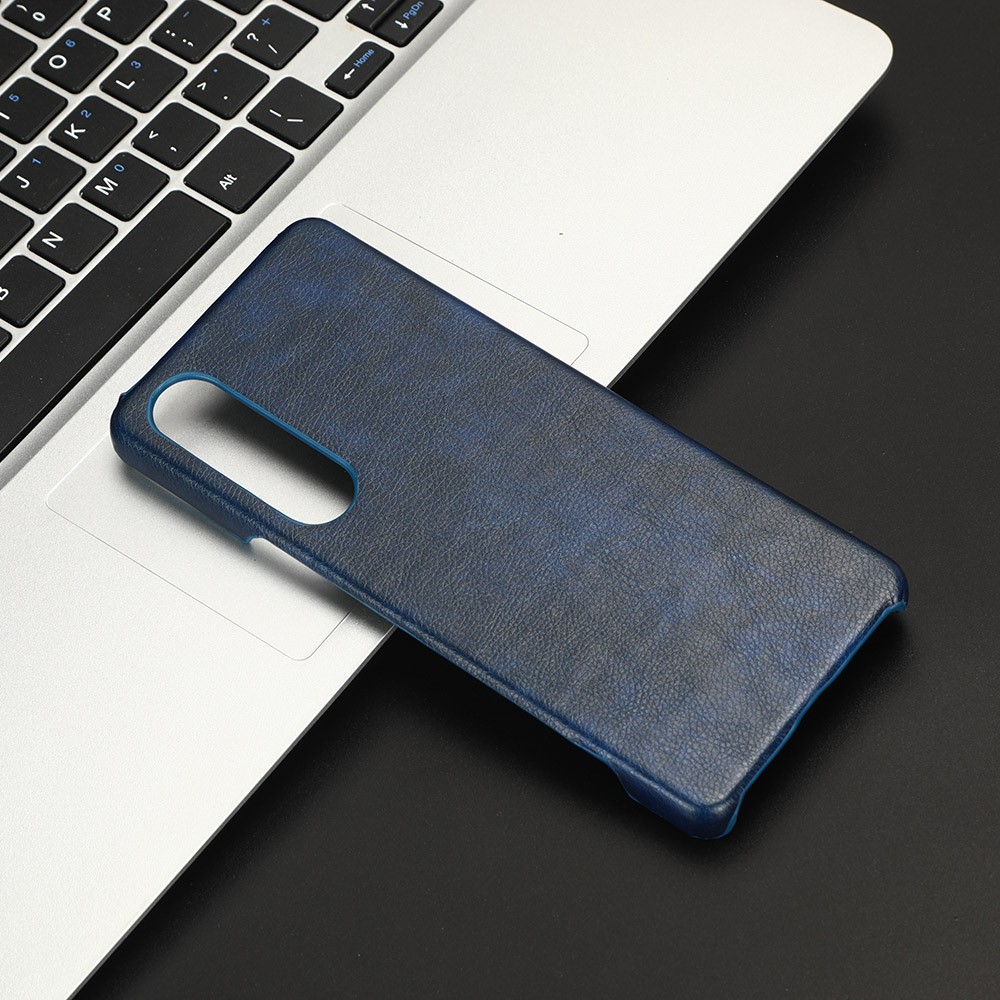  Sony Xperia 1 V Skal Slim Läder Blå