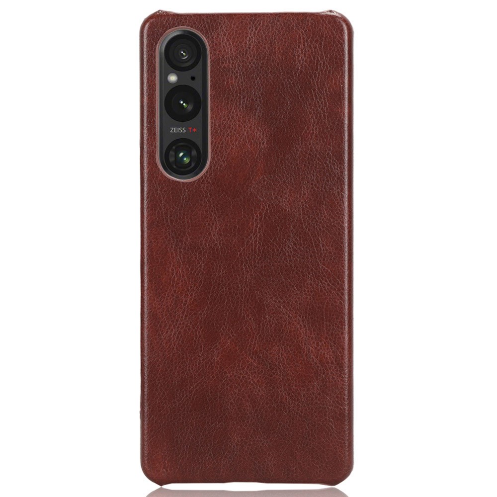  Sony Xperia 1 V Skal Slim Läder Brun