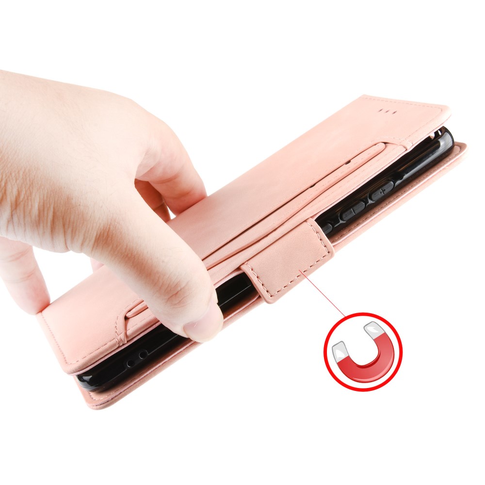  Sony Xperia 10 V Fodral Med Avtagbart Kortfodral Rosa