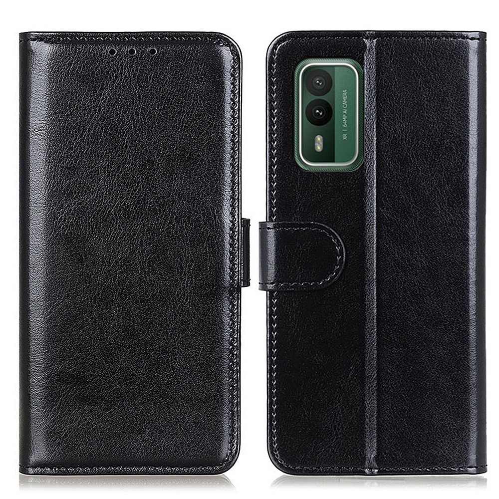  Nokia XR21 Fodral Crazy Horse Läder Svart