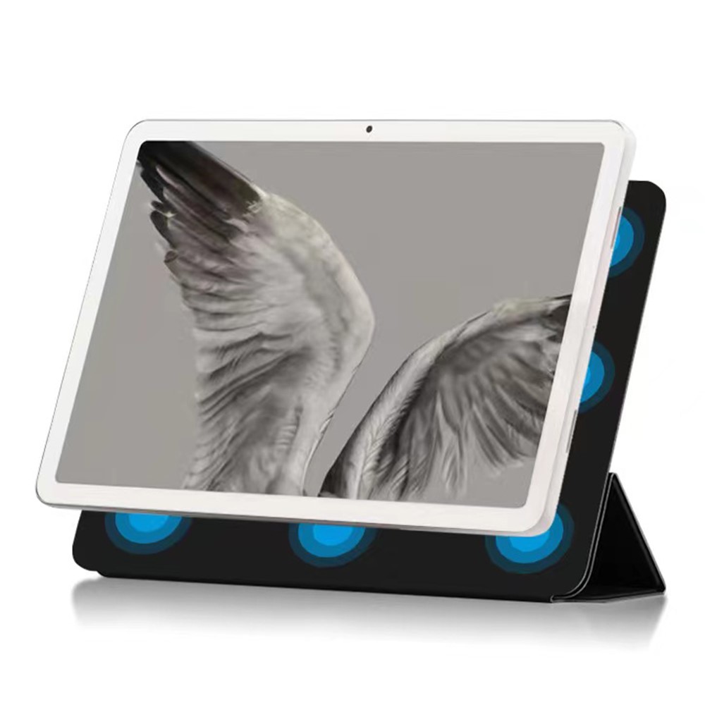  Google Pixel Tablet Fodral 2in1 Magnet Tri-Fold Svart