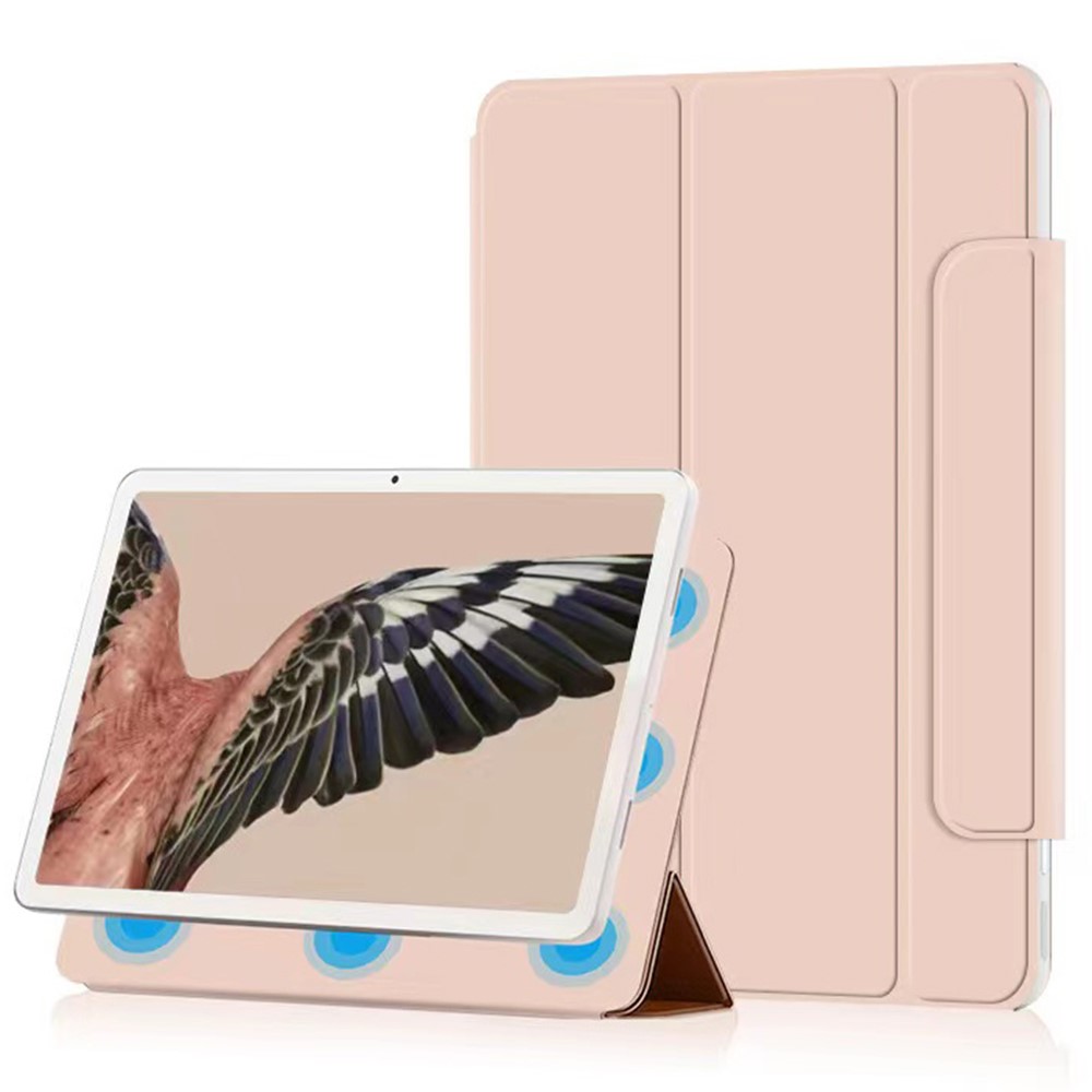  Google Pixel Tablet Fodral 2in1 Magnet Tri-Fold Ljus Rosa