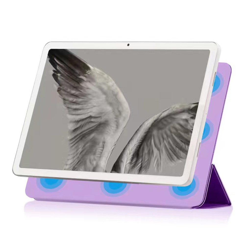  Google Pixel Tablet Fodral 2in1 Magnet Tri-Fold Lila