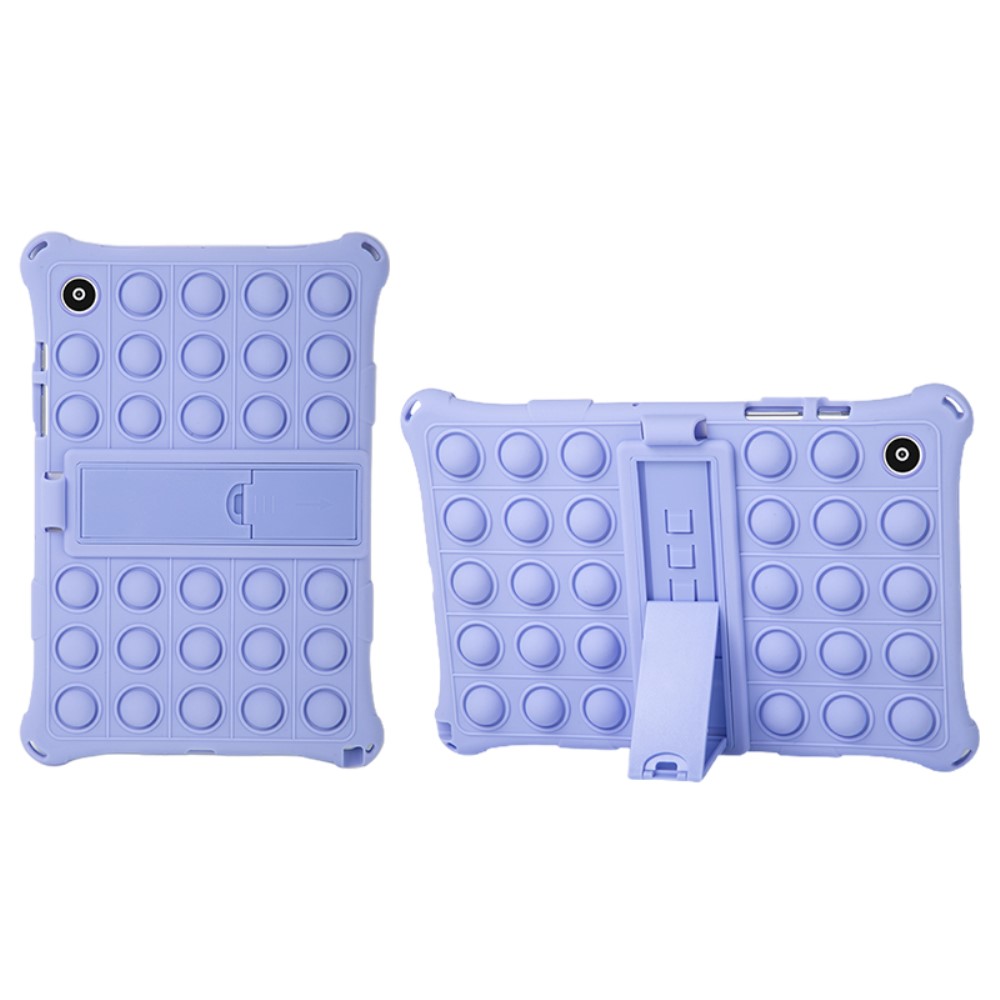  Galaxy Tab A8 10.5 Skal Pop It Fidget Kickstand Lila