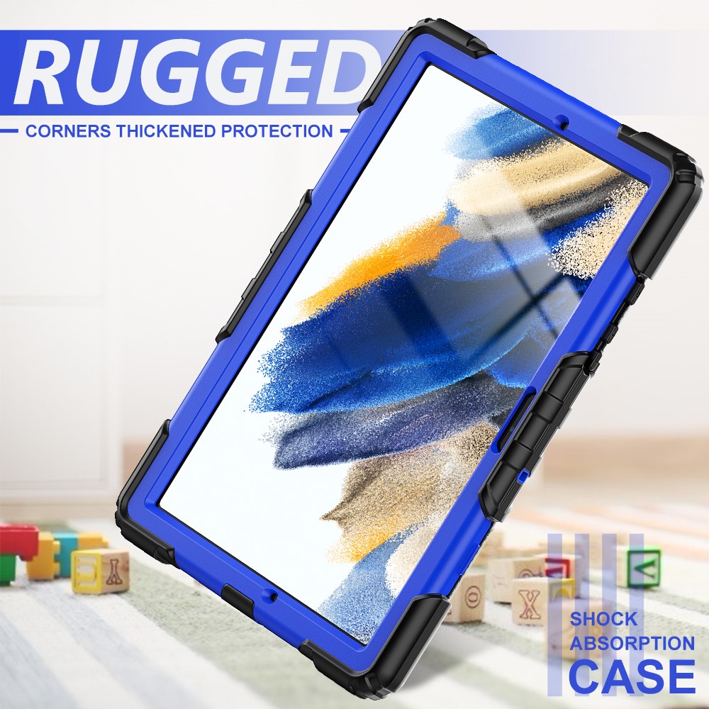  Galaxy Tab A8 10.5 Skal Shockproof Hybrid Kickstand Strap