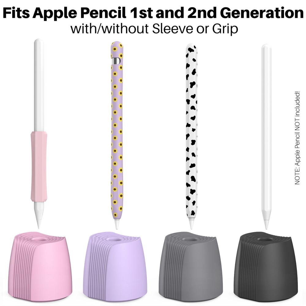 AHASTYLE AHASTYLE Apple Pencil 1/2/Pro Stativ Förvaringshållare Svart
