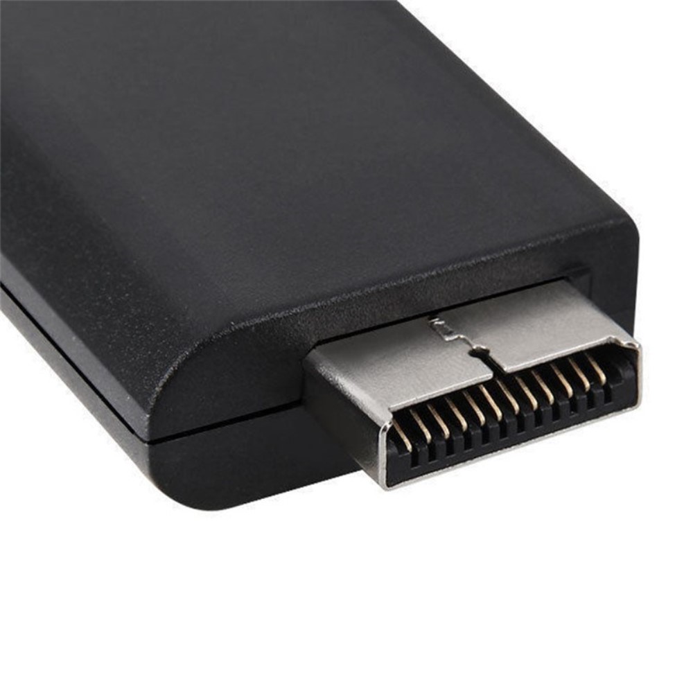  PS2 till HDMI Med AUX Adapter Svart