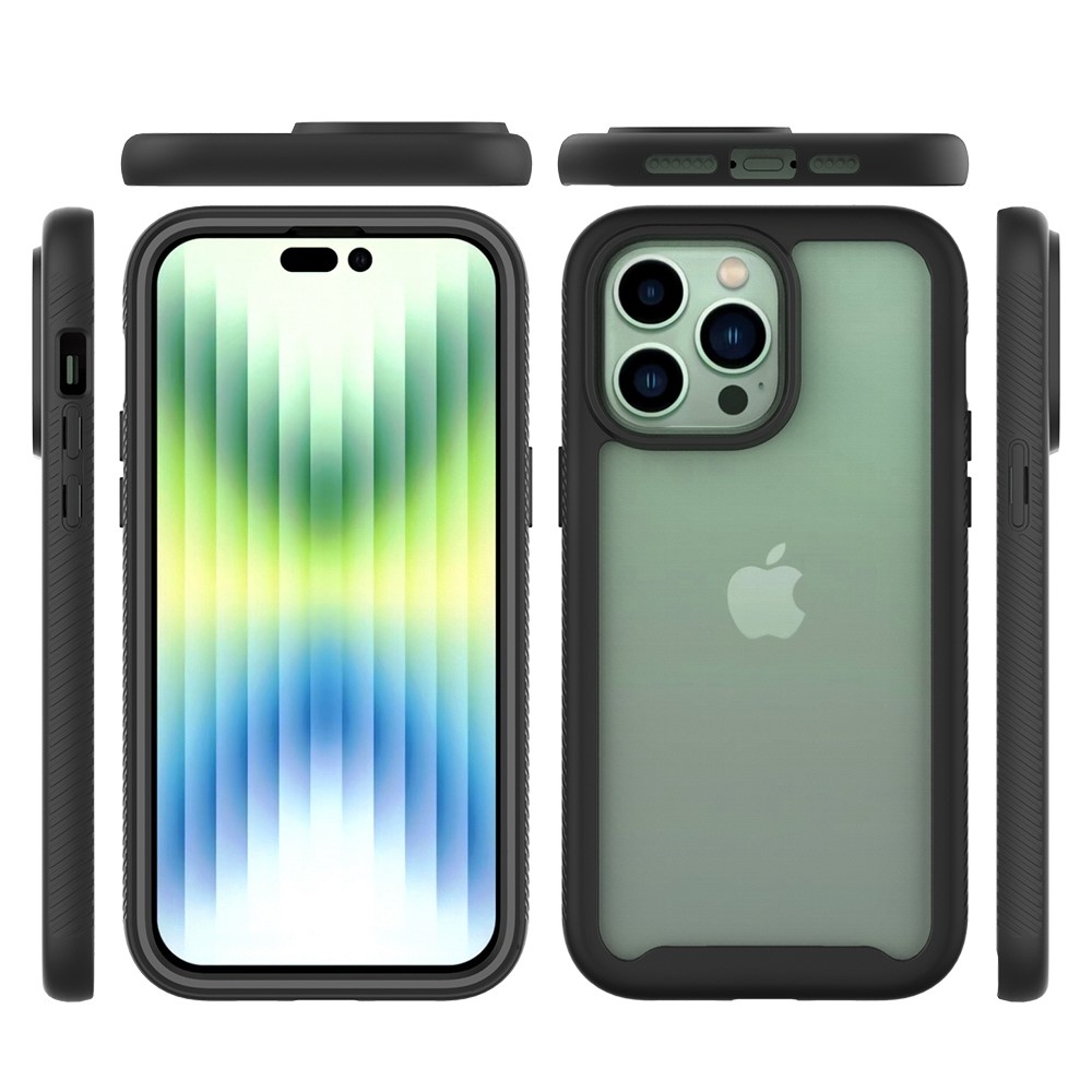  iPhone 14 Pro Skal 360 Hybrid Defense Svart