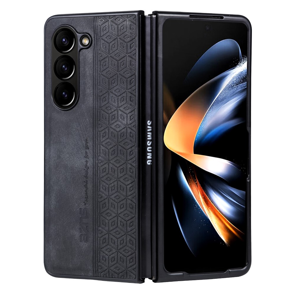AZNS AZNS Galaxy Z Fold 5 Fodral Med Tryck Svart