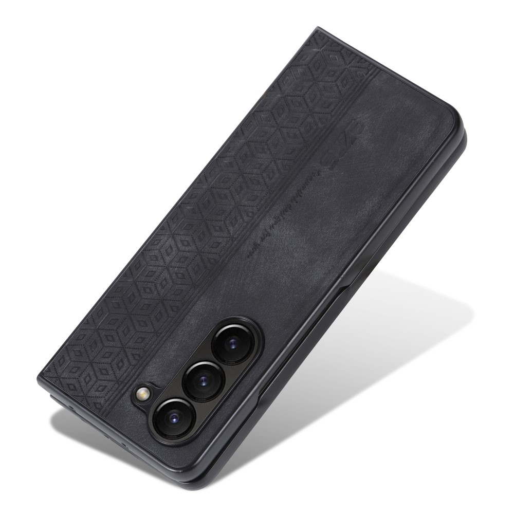 AZNS AZNS Galaxy Z Fold 5 Fodral Med Tryck Svart