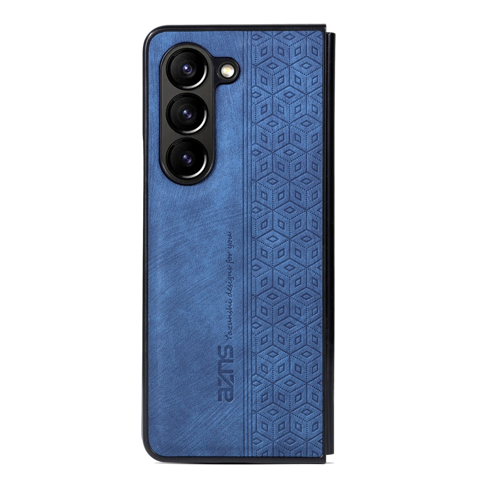 AZNS AZNS Galaxy Z Fold 5 Fodral Med Tryck Blå