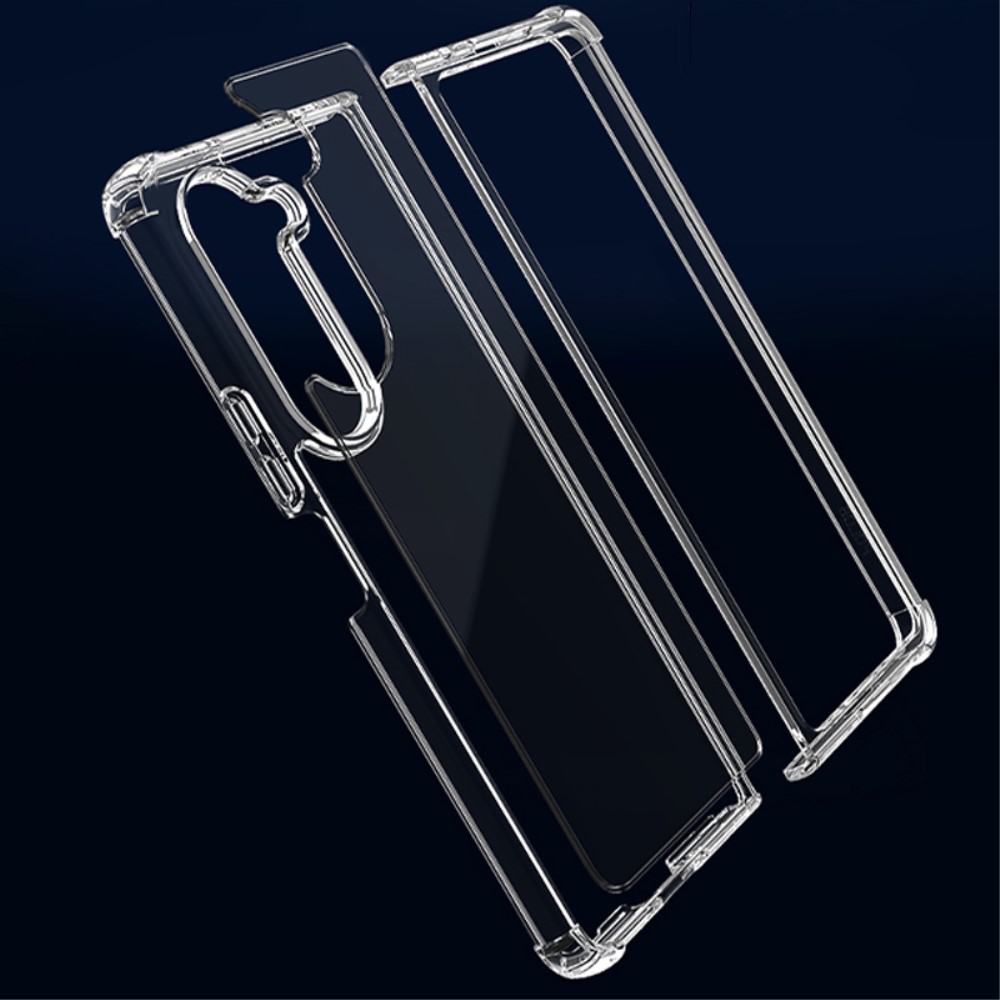  Samsung Galaxy Z Fold 5 Skal Shockproof Hybrid Transparent