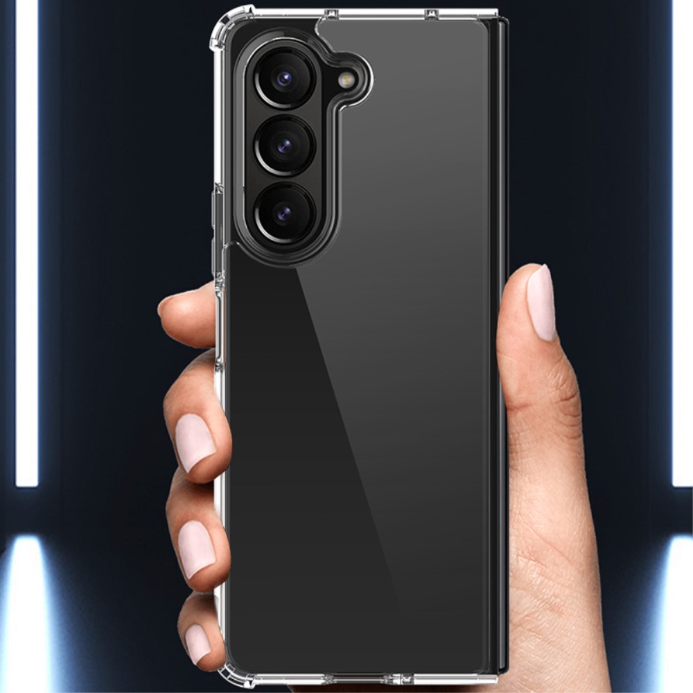  Samsung Galaxy Z Fold 5 Skal Shockproof Hybrid Transparent