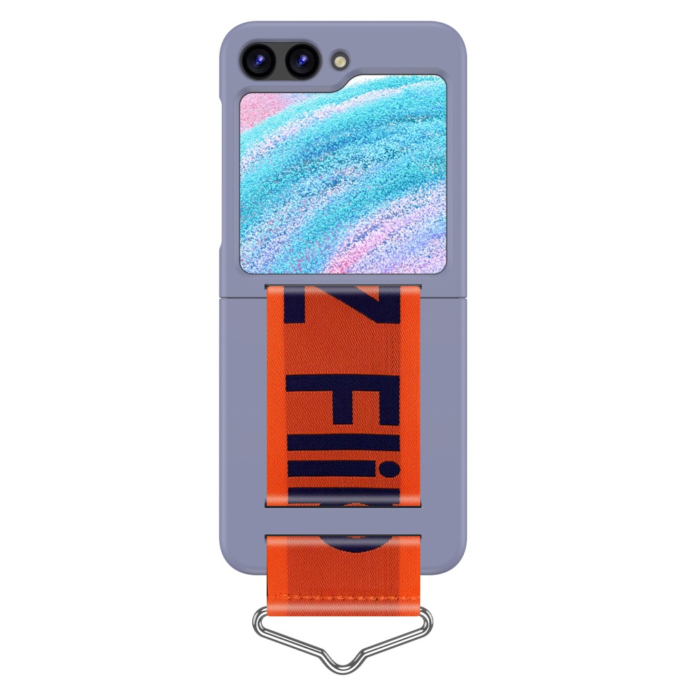  Samsung Galaxy Z Flip 5 Skal Bälte Lila/Orange