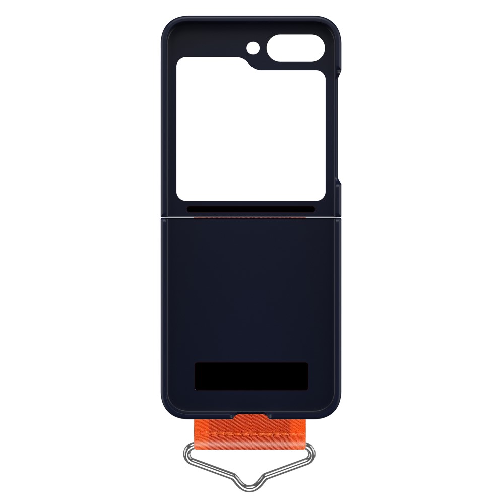 Samsung Galaxy Z Flip 5 Skal Bälte Mörk Blå/Orange