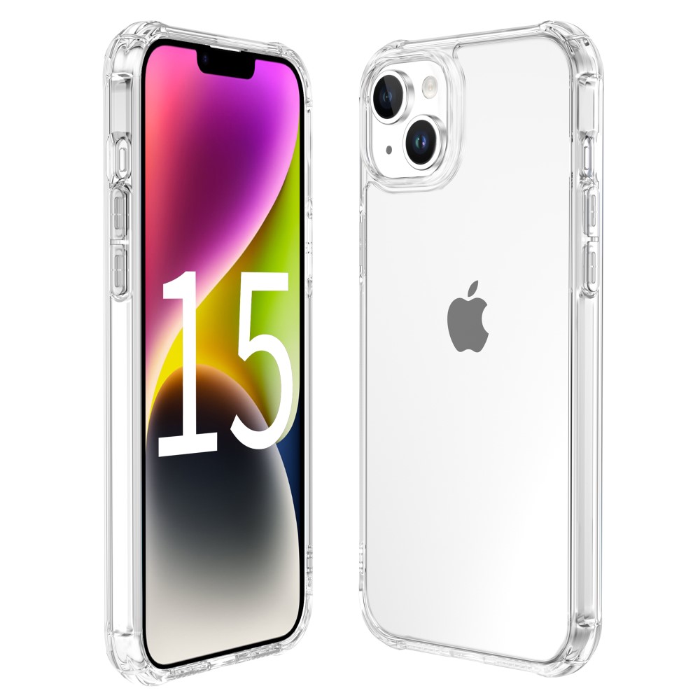 LEEU DESIGN LEEU DESIGN iPhone 15 Plus Skal AirBag Hybrid Transparent