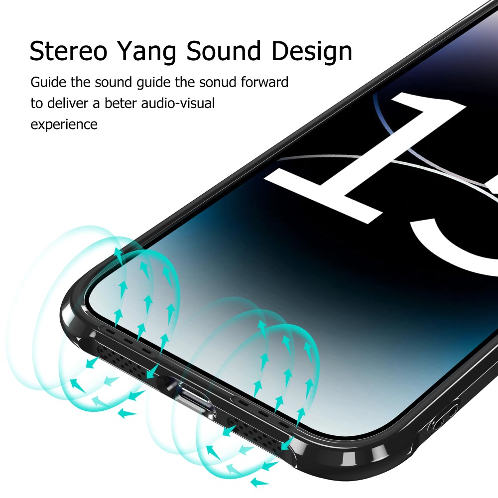 LEEU DESIGN LEEU DESIGN iPhone 15 Pro Max Skal AirBag Hybrid Matt Svart
