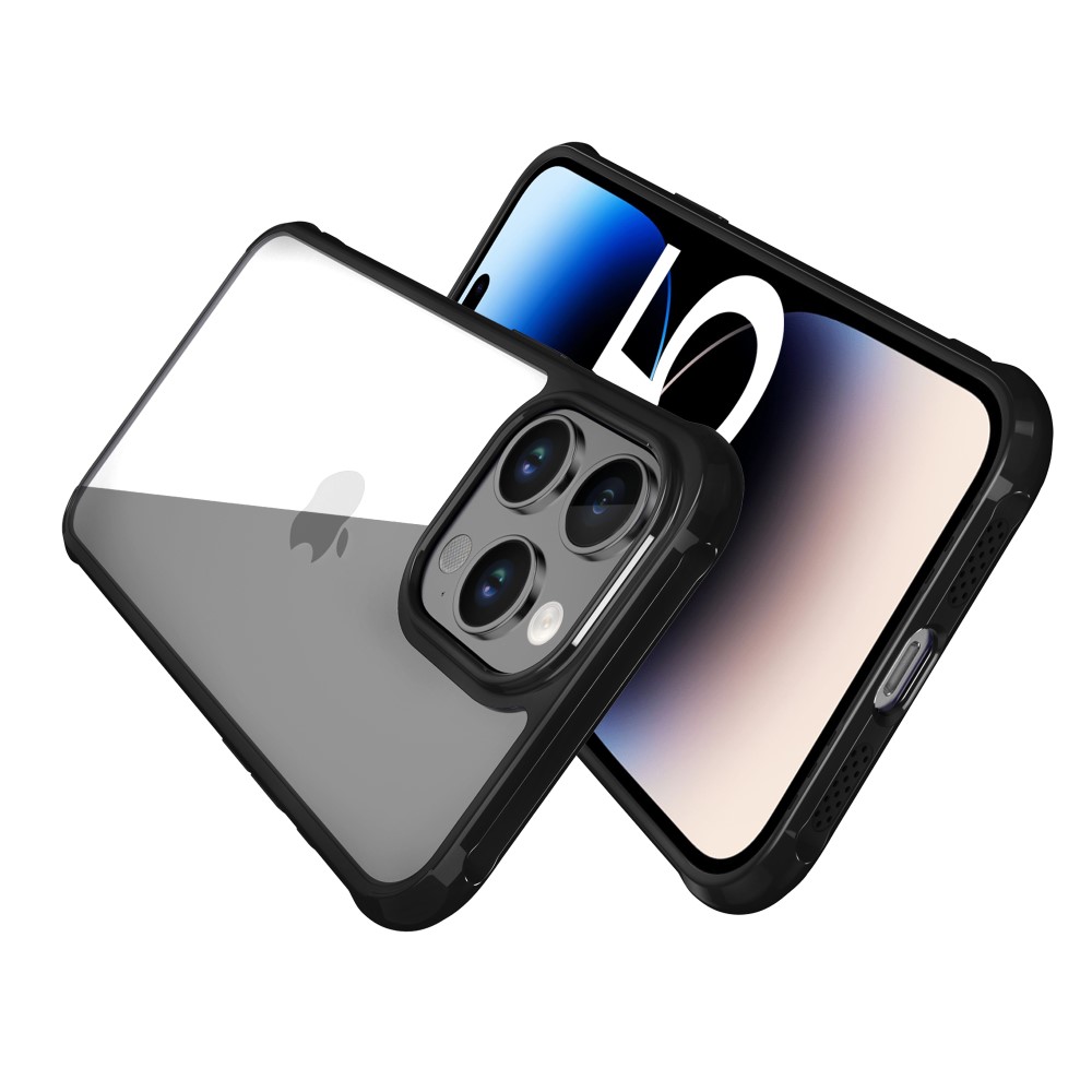 LEEU DESIGN LEEU DESIGN iPhone 15 Pro Max Skal AirBag Hybrid Matt Svart