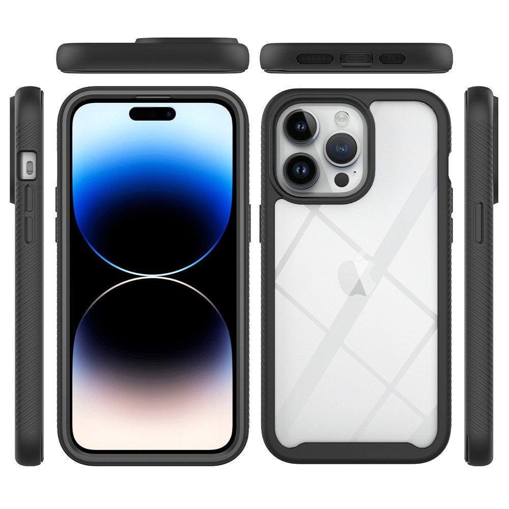  iPhone 15 Pro Max Skal 360 Hybrid Defense Svart