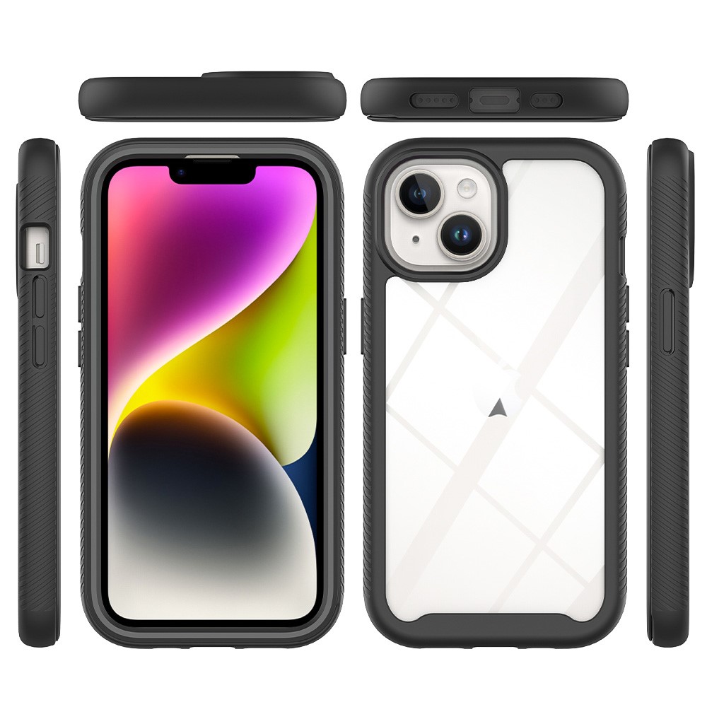  iPhone 15 Plus Skal 360 Hybrid Defense Svart