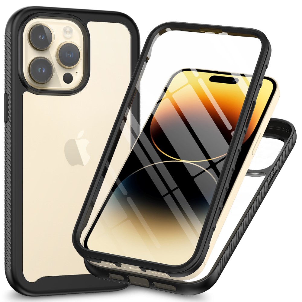  iPhone 15 Pro Skal 360 Hybrid Defense Svart