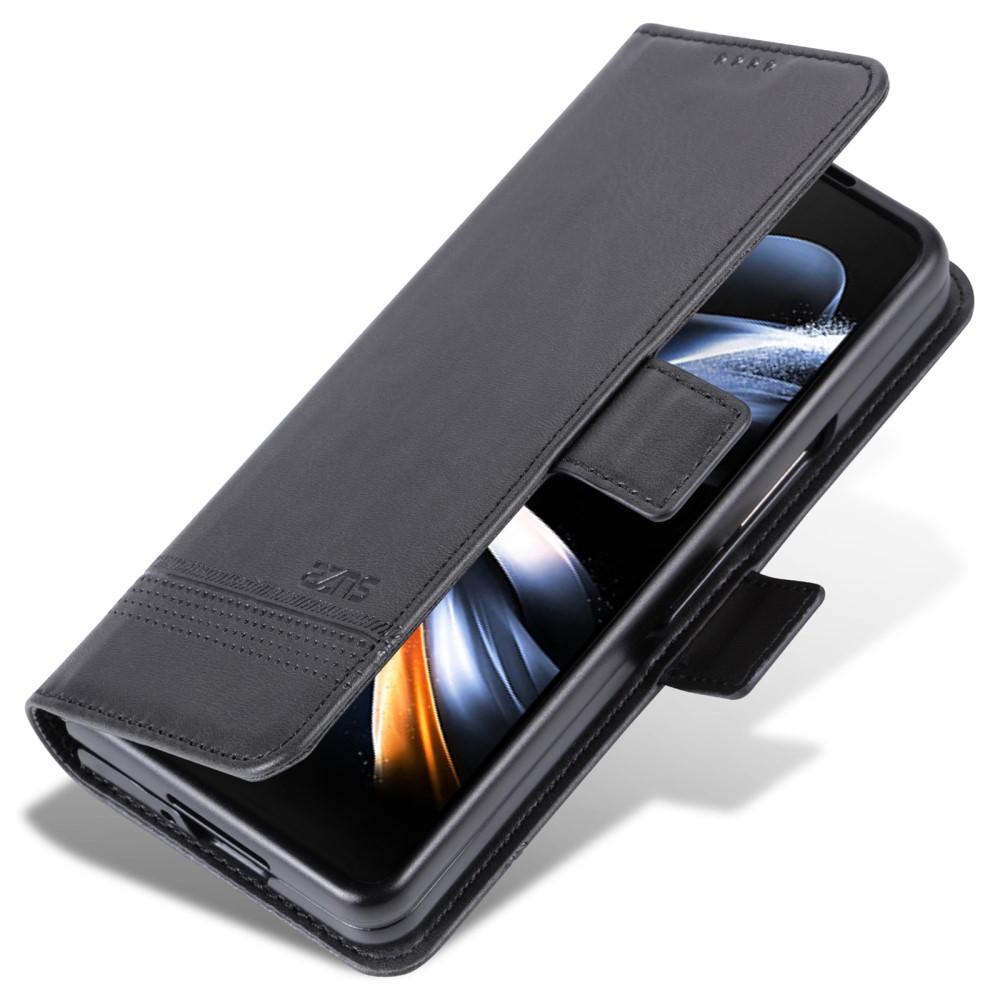 AZNS AZNS Galaxy Z Fold 5 Fodral PU-Läder Svart