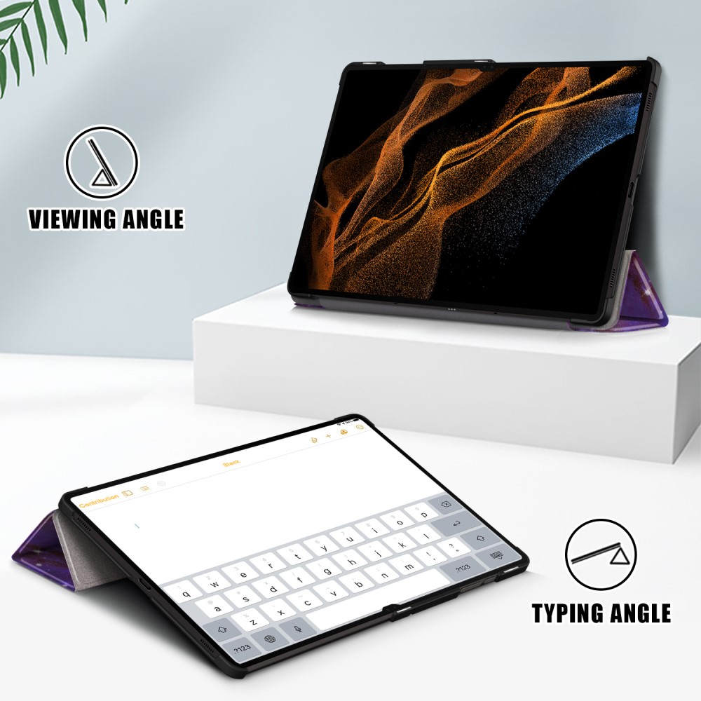  Samsung Galaxy Tab S9 Ultra Fodral Tri-Fold Cosmic Space