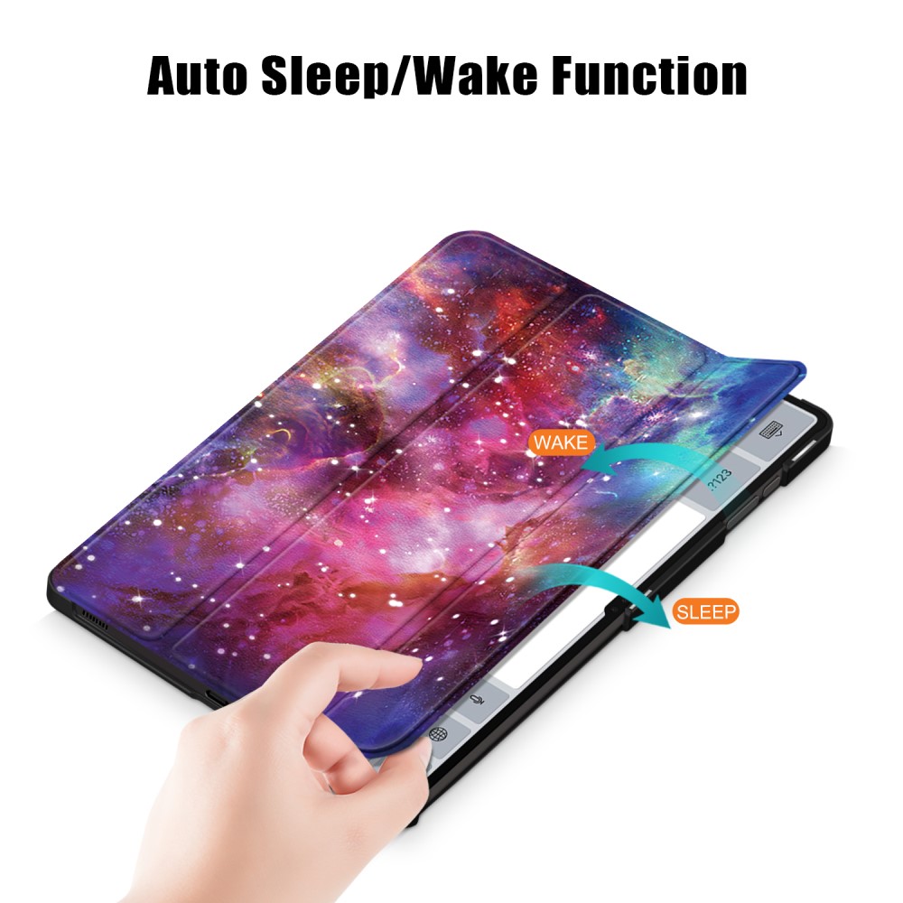  Samsung Galaxy Tab S9 Ultra Fodral Tri-Fold Cosmic Space