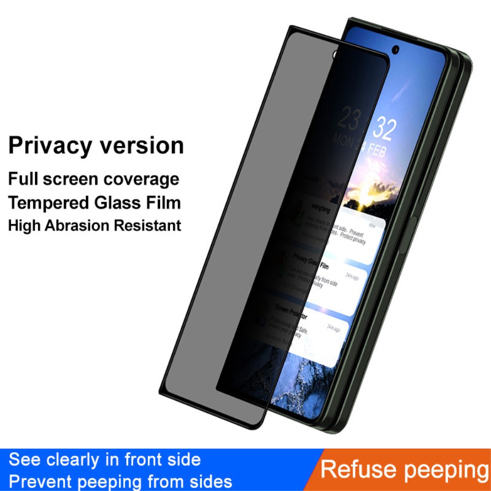 IMAK IMAK Galaxy Z Fold 5 Skärmskydd Härdat Glas Privacy