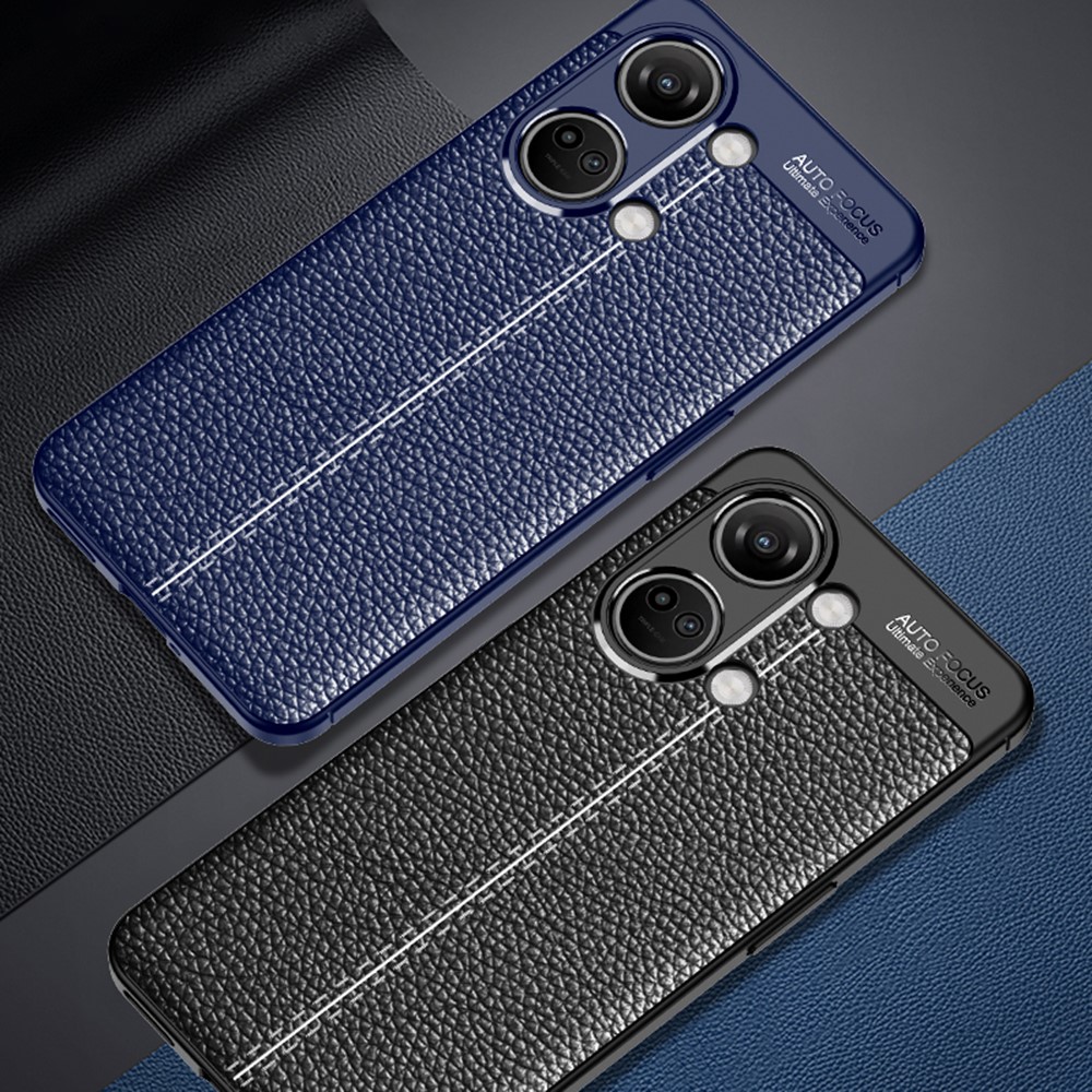  OnePlus Nord 3 5G Skal Litchi Textur Blå