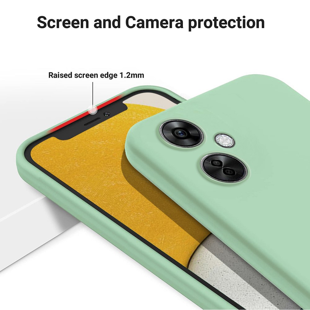  OnePlus Nord CE 3 Lite 5G Skal Liquid Silikon Grön