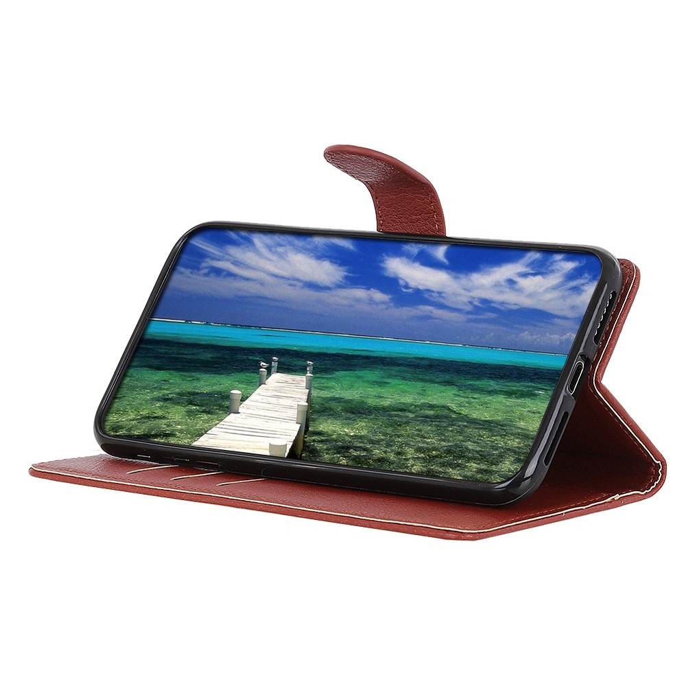  OnePlus Nord 3 5G Fodral Litchi Läder Brun