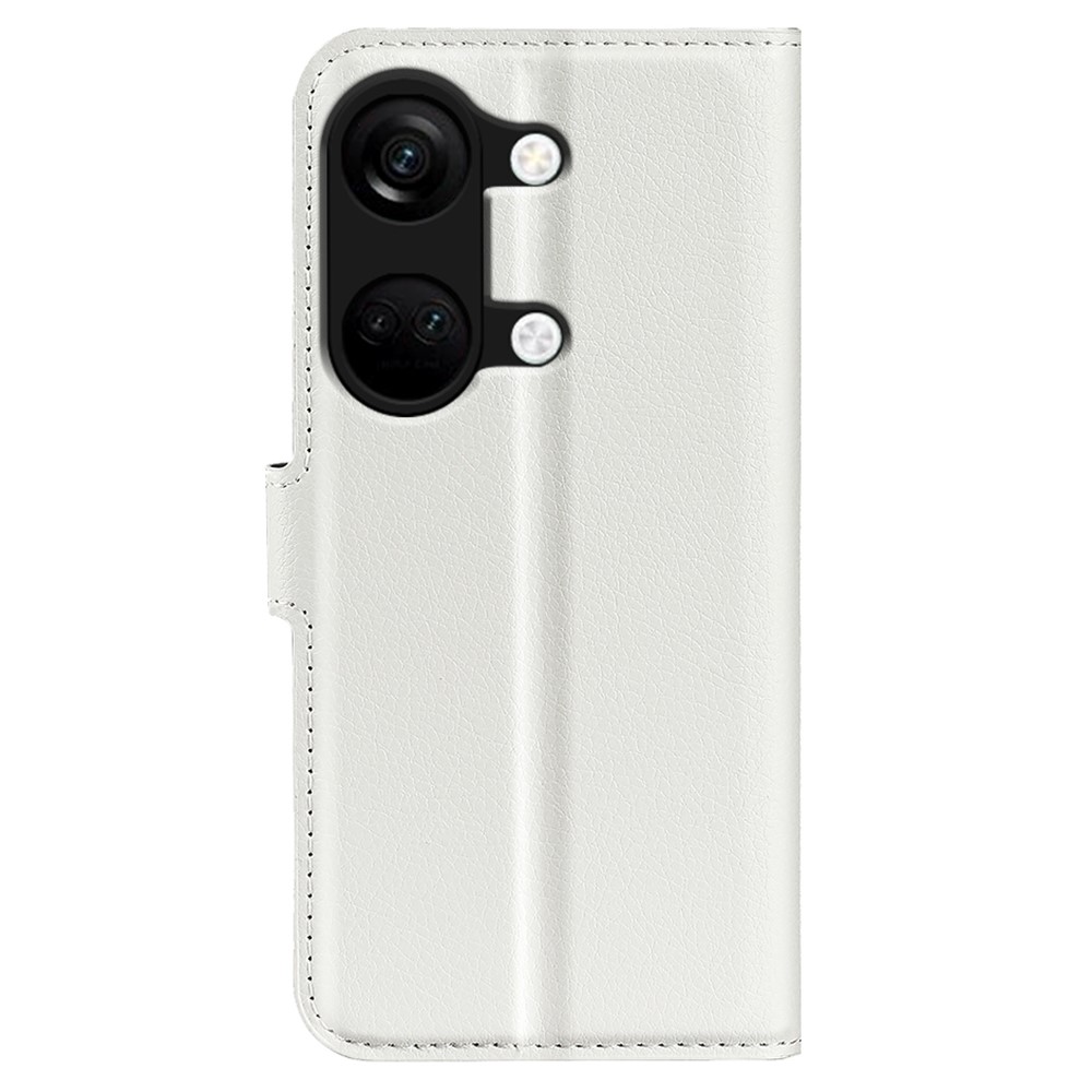  OnePlus Nord 3 5G Fodral Litchi Textur Vit