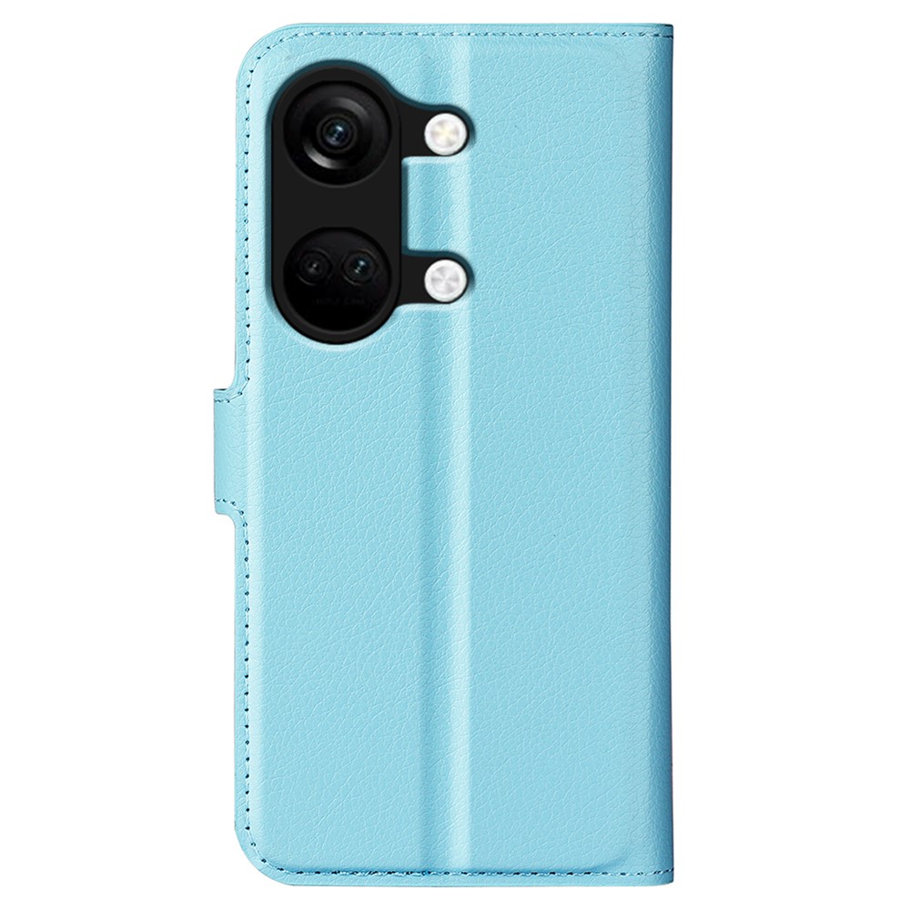  OnePlus Nord 3 5G Fodral Litchi Textur Ljus Blå