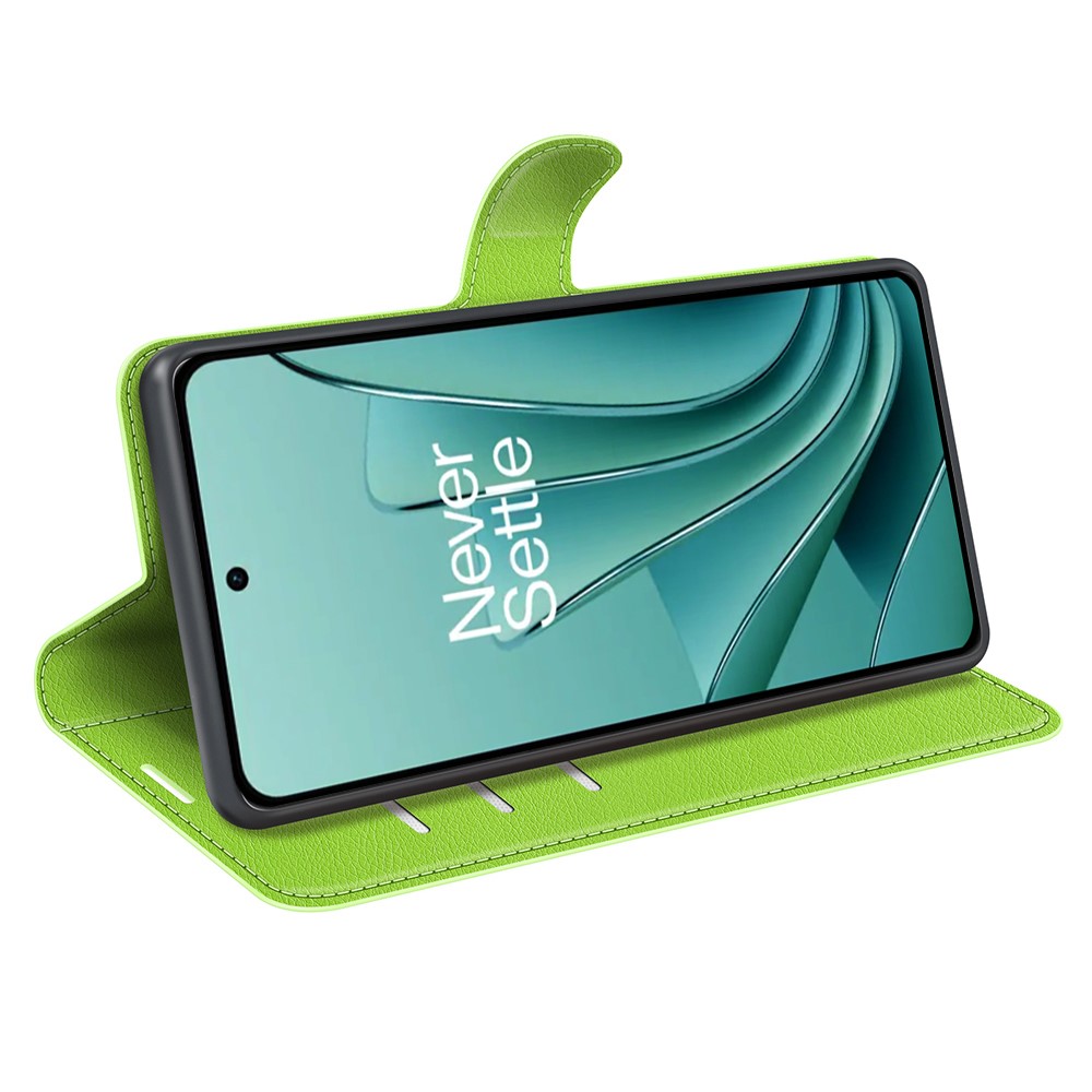  OnePlus Nord 3 5G Fodral Litchi Textur Grön