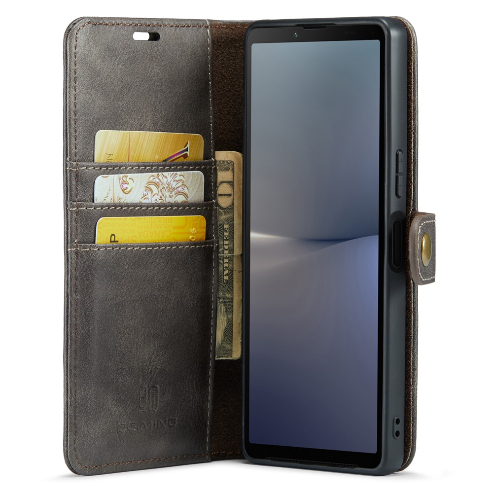 DG.MING DG.MING Sony Xperia 10 V 2in1 Magnet Fodral / Skal Grå