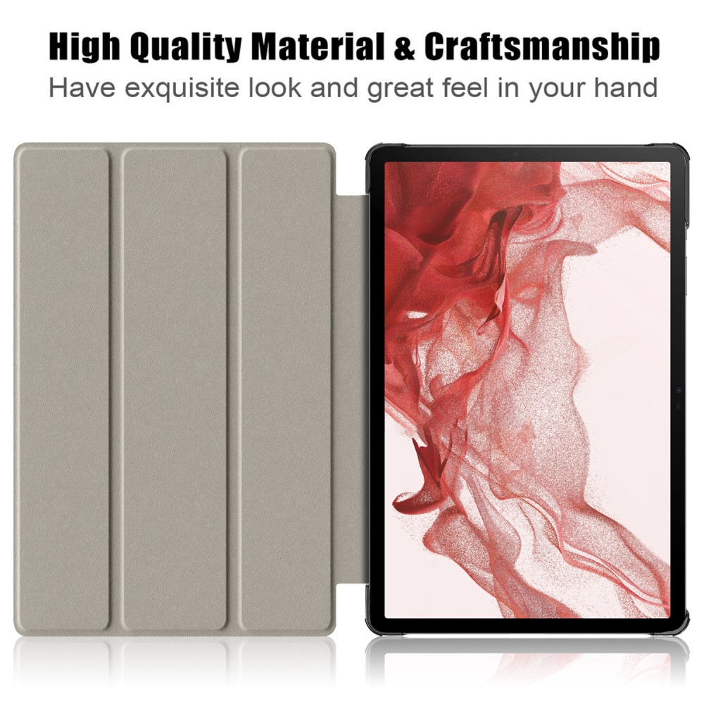  Samsung Galaxy Tab S9 Plus Fodral Läder Graffiti