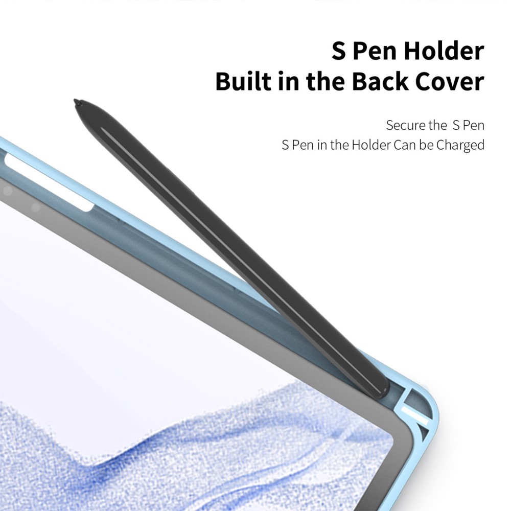 DUX DUCIS DUX DUCIS Galaxy Tab S9 Plus Fodral TOBY Tri-Fold Blå