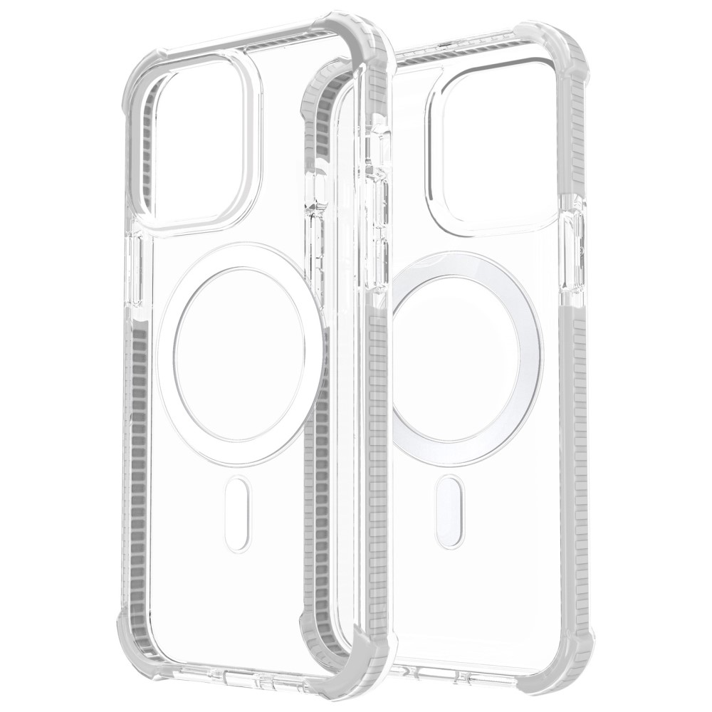  iPhone 15 Skal MagSafe Shockproof Hybrid Vit