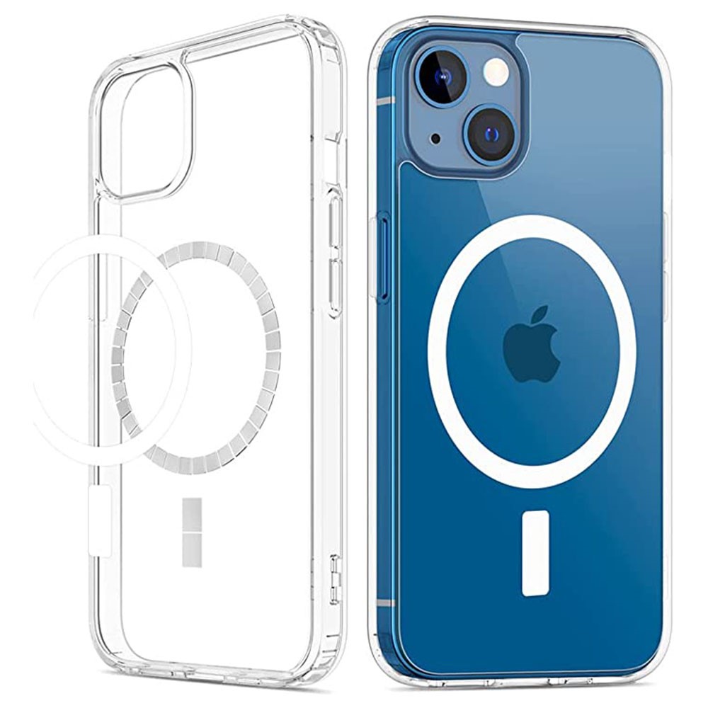  iPhone 15 Skal MagSafe Akryl/TPU Transparent