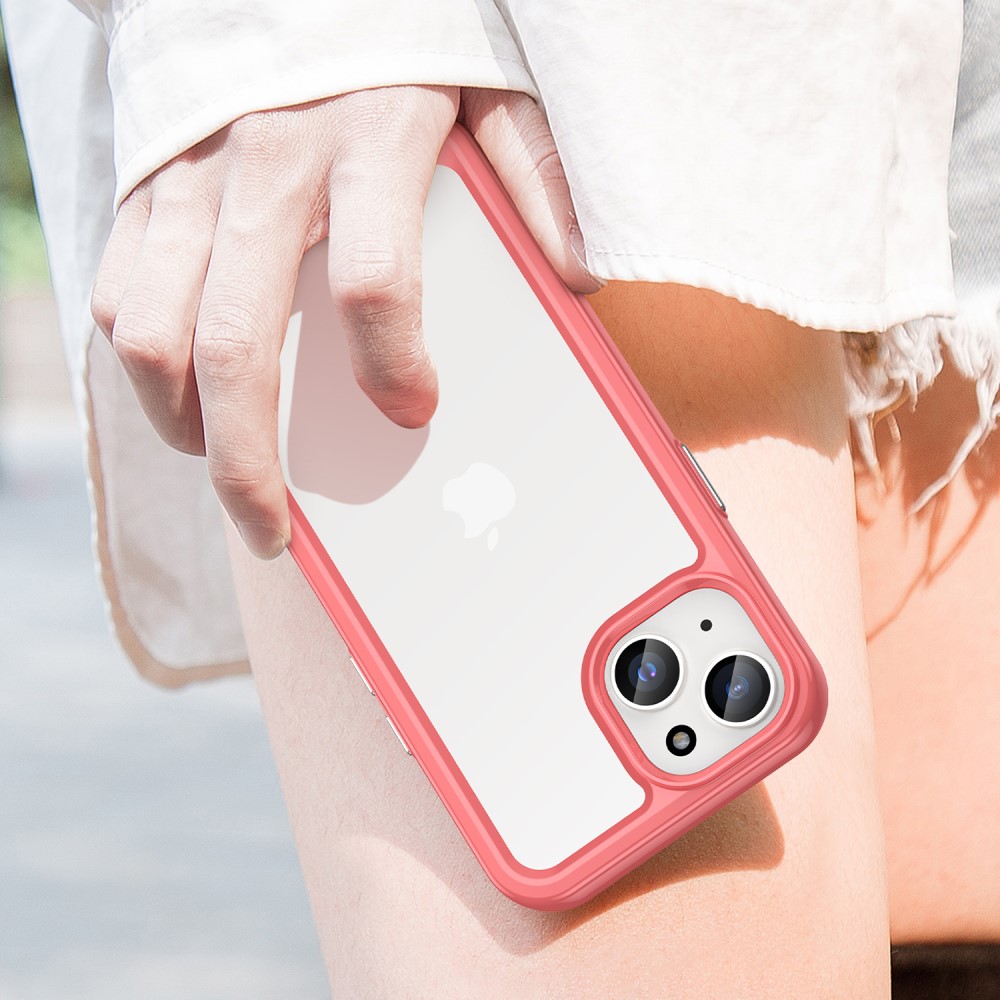  iPhone 15 Skal Akryl/TPU Röd